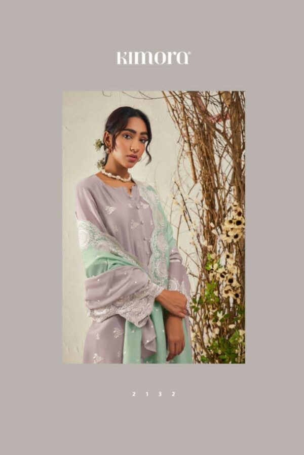 Kimora Zari 2138 - Pure Organza With Zari Embroidery Suit