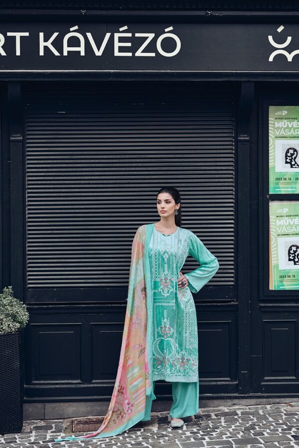 Aiqa Raghbat 9006 - Pure Velvet With Pakistani Work Suit
