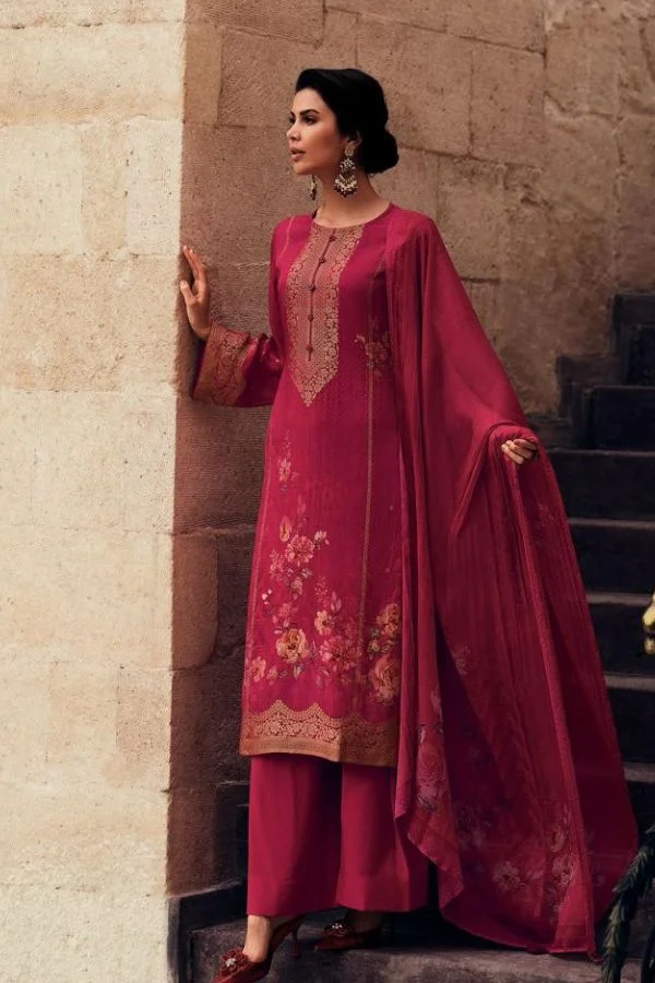 Varsha Rang RG04 - Organza Silk Woven Digitally Printed Suit