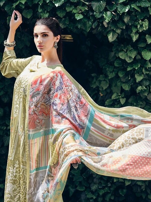 Aiqa Raghbat 9001 - Pure Velvet With Pakistani Work Suit