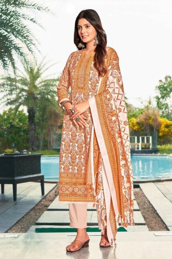 Gulfam Kali 2901 - Pure Pashmina With Digital Print Suit