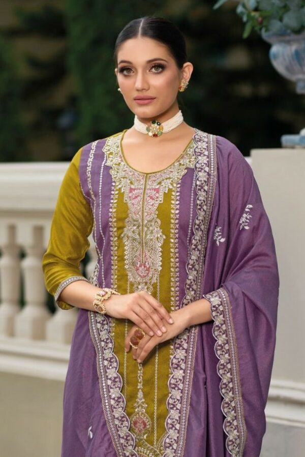 Zaveri Shanya 1245 - Premium Silk With Embroidery Stitched Suit