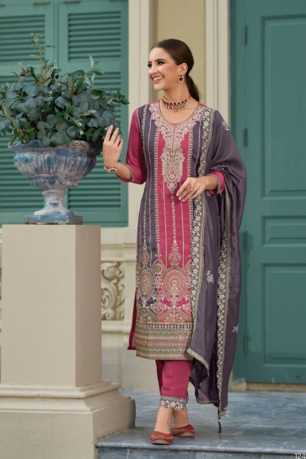 Zaveri Shanya 1245 - Premium Silk With Embroidery Stitched Suit