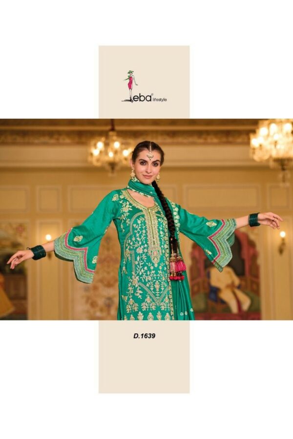 Eba Anokhi 1640 - Premium Silk Embroidered Stitched Suit