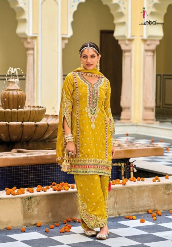 Eba Vaani 1643 - Premium Silk With Embroidery Work Stitched Suit