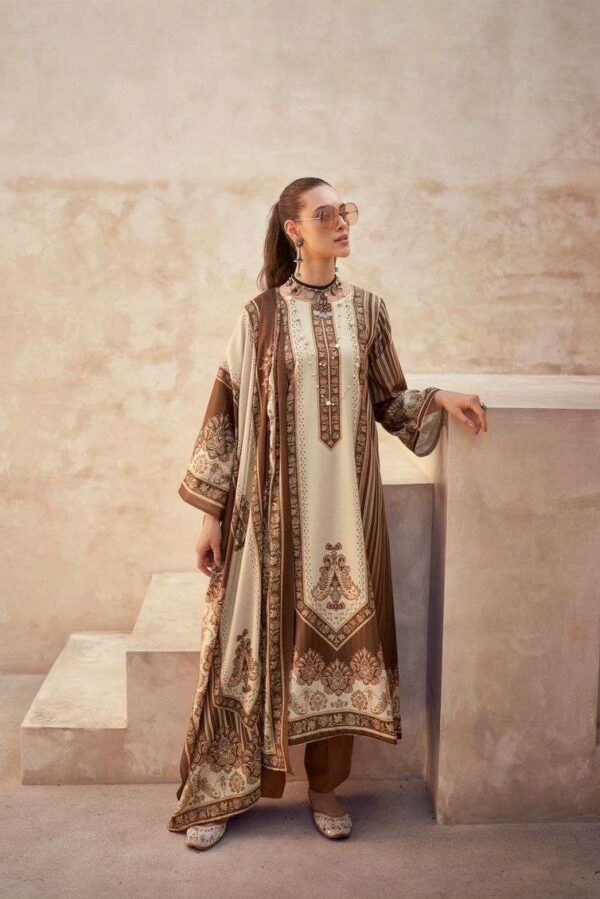Mumtaz Gulzaar 31006 - Pure Viscose Pashmina Printed Suit