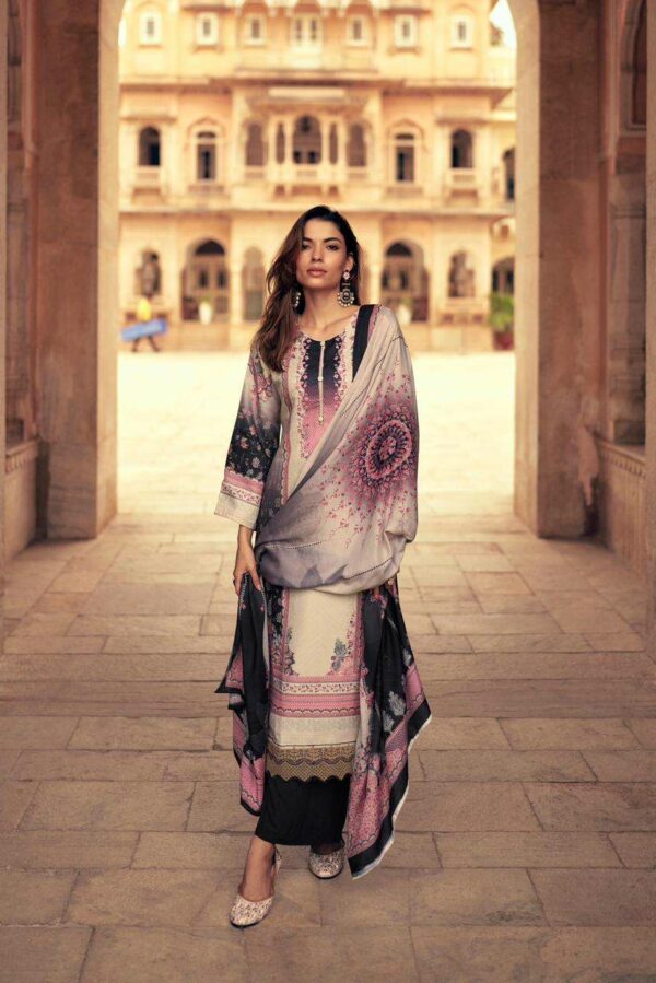 Mumtaz Jashn e Riwaaz 61004 - Pure Viscose Pashmina Printed & Embroidered Suit