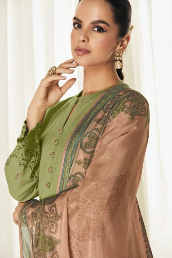 Kimora Hazoor 9238 - Pure Pashmina With Embroidery Suit