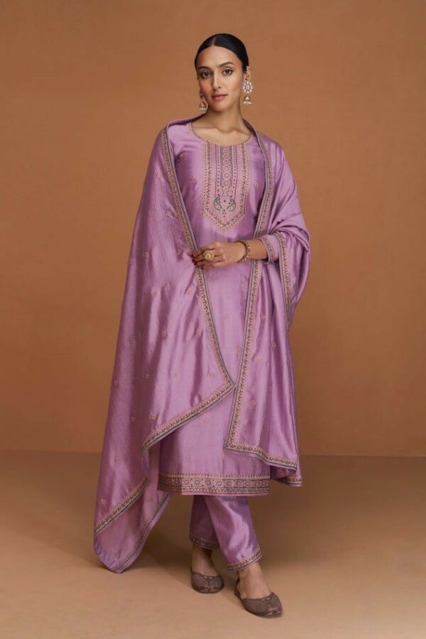 Aashirwad Myra 9553 - Premium Silk With Embroidery Suit