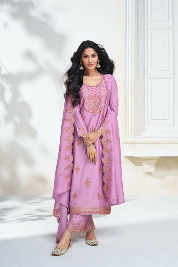 Aashirwad Olive 9727 - Premium Silk With Embroidery Suit