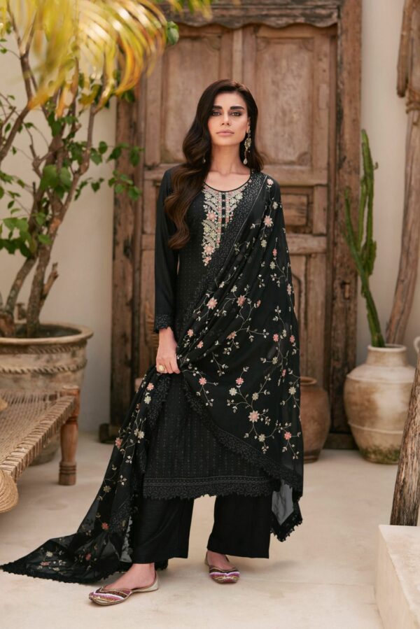 Aashirwad Afreen 9790 - Dola Silk Embroidered Suit