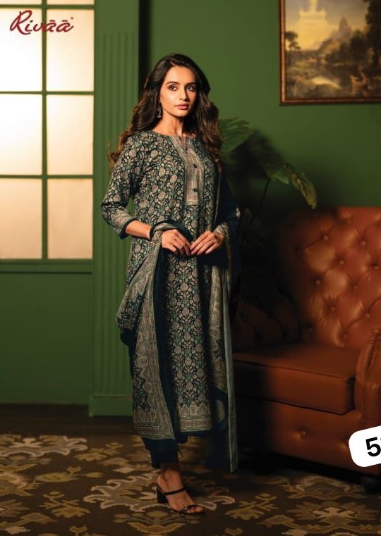 Rivaa Vaani - Heavy Pashmina Digitally Printed Suit
