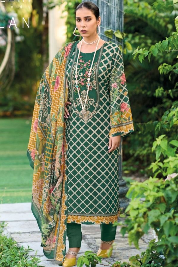 Kilory Elan KD 606 - Pure Pashmina Printed With Embroidery Suit