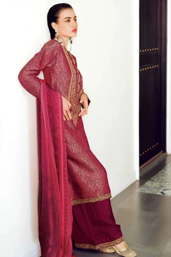 Varsha Falak FK06 - Khinkhab Woven With Embroidery Suit
