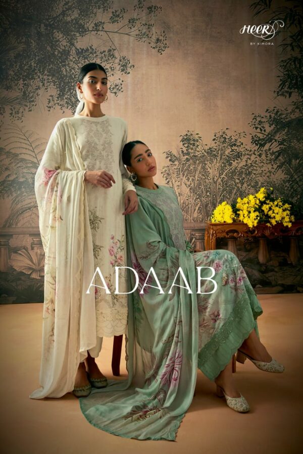 Kimora Adaab - Muslin Silk