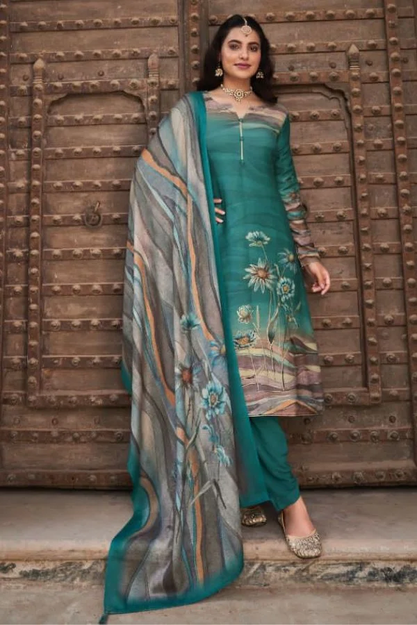 Kesar Aarambh 20006 - Pashmina Digitally Printed Suit