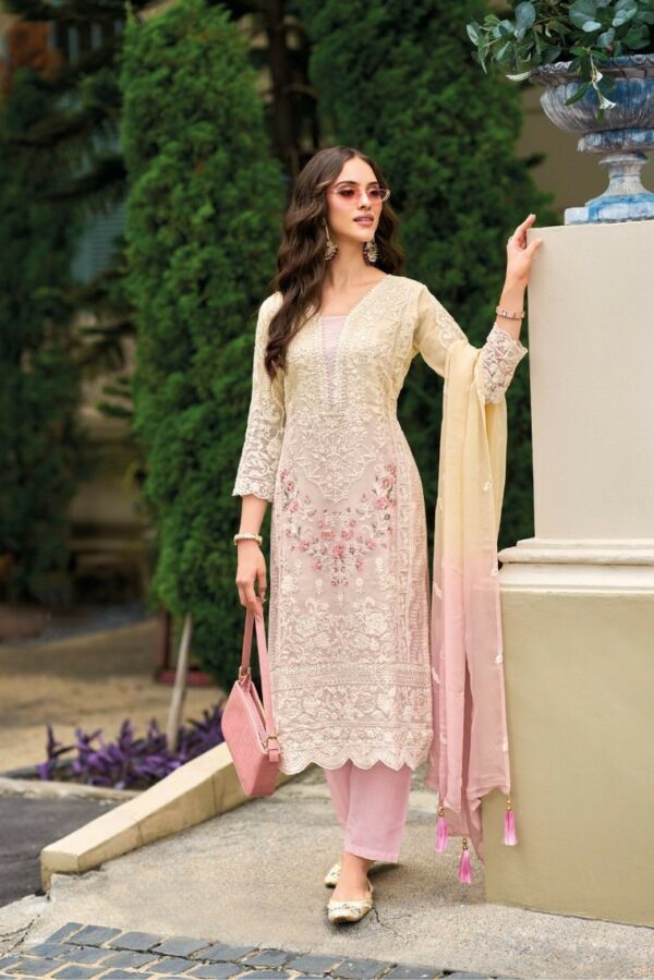 Zaveri Femina 1264 - Soft Organza With Fancy Embroidery Work Stitched Suit