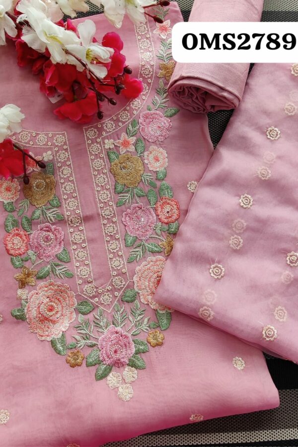 Beautiful Soft Organza Embroidery Suit