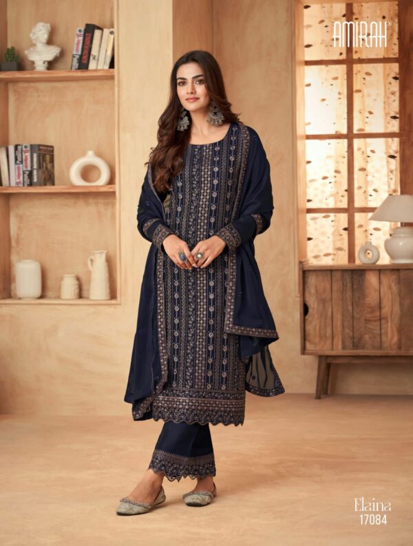 Rangoli Silk With Embroidery Work Suit - TIF 1112