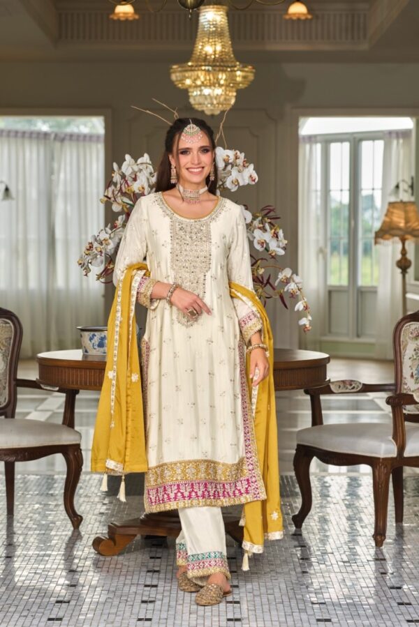 Eba Senisa 1671 - Premium Silk With Embroidery Work Stitched Suit