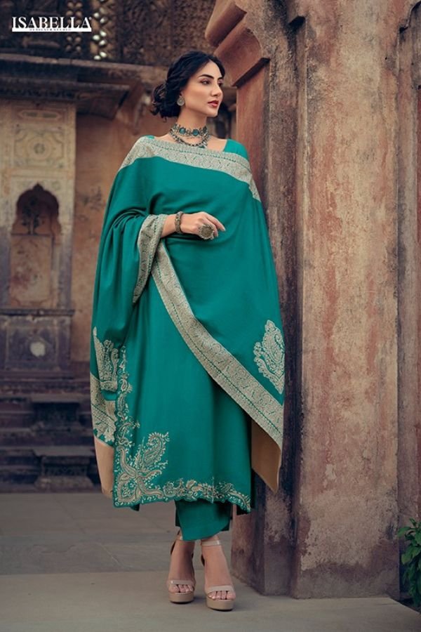 Mumtaz Ashnoor 35007 - Pure Jam Satin With Embroidery Suit