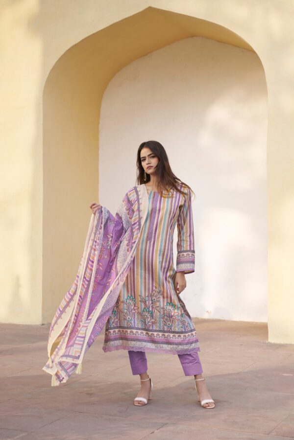 Sadhana Vaibhavi 10072 - Pure Jam Cotton With Fancy Work With Digital Print Suit