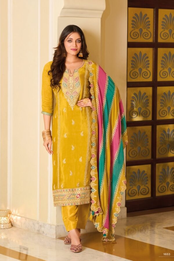 Eba Yasmin 1654 - Premium Silk With Embroidery Work Stitched Suit