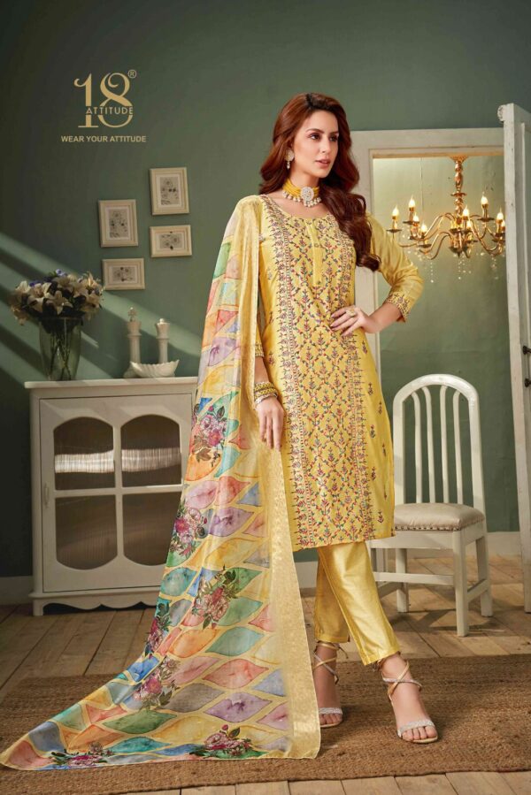 YesFab Jane 1001 - Pure Cotton Digitally Printed Suit