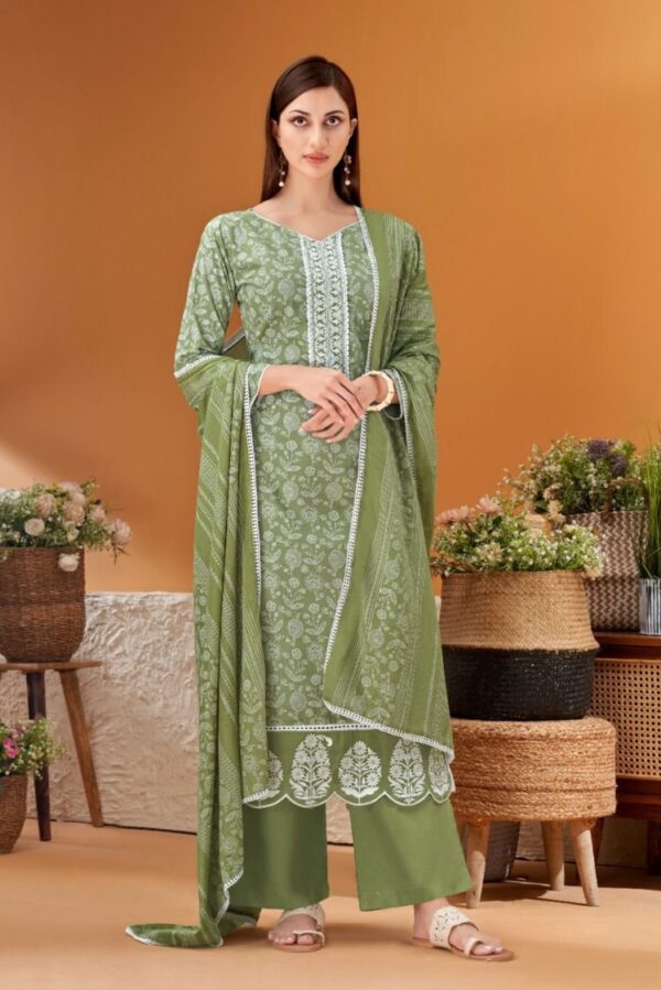 VP Gulbagh 82006 - Pure Lawn Cotton Block Khadi Printed With Embroidery Suit