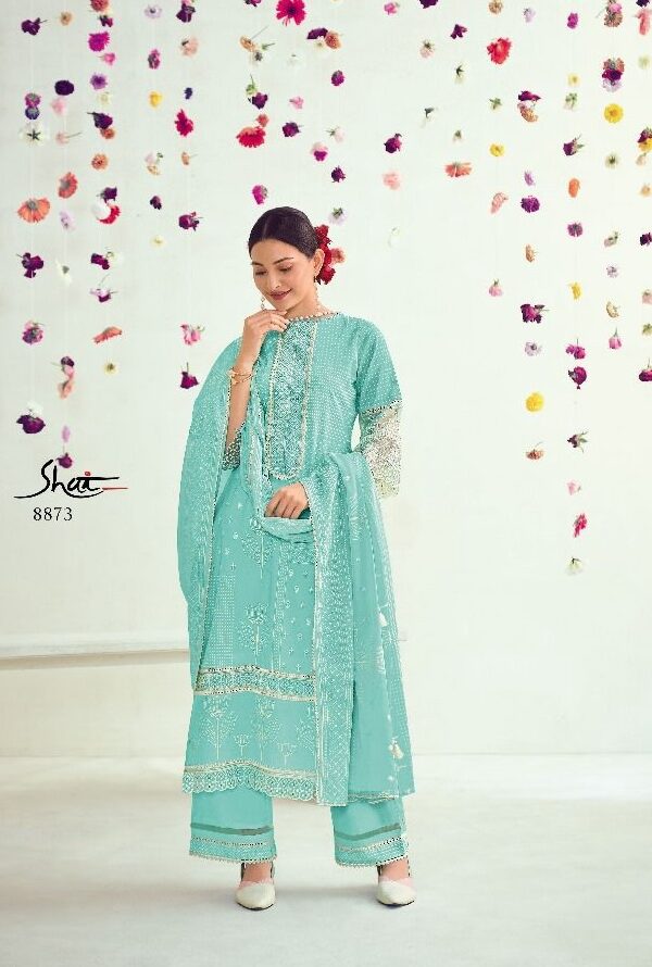 Jay Vijay Safar 8876 - Pure Cotton Khadi Block Print With Embroidery Suit