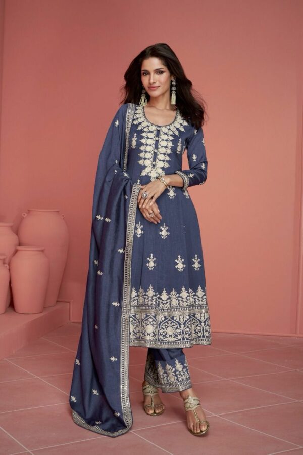 Aashirwad Rubina 9899 - Premium Silk With Work Stitched Dress