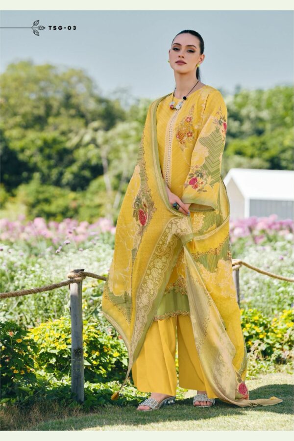 Varsha The Secret Garden TSG03 - Signature Muslin Lawn Printed with Embroidery Suit