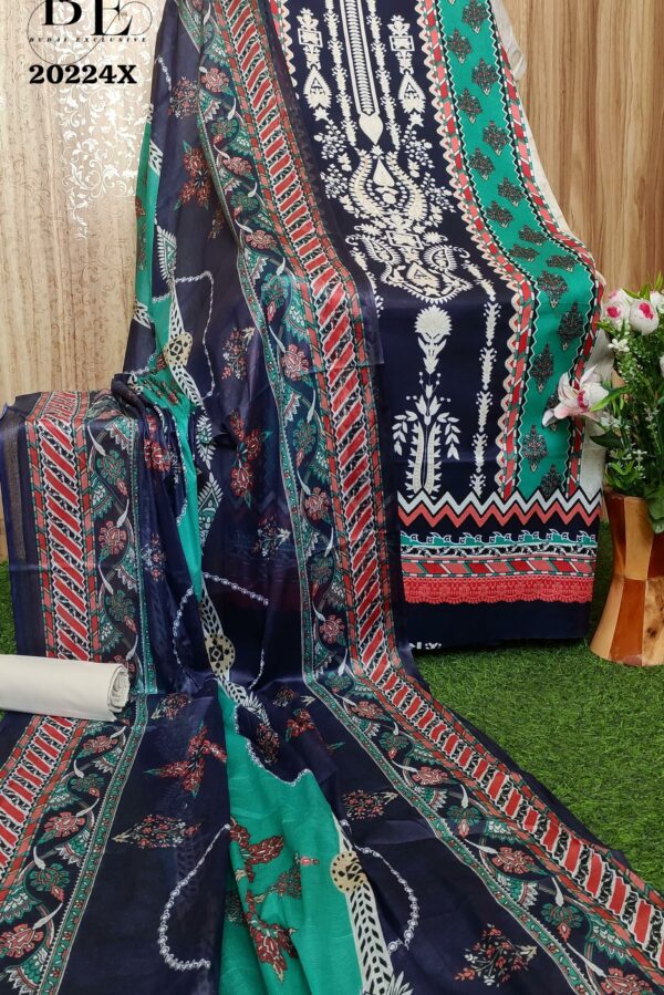 Lawn Cotton Digital Printed Pakistani Style Suit
