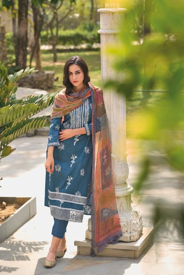 Ibiza First Look 10733 - Pure Lawn Cotton Digital Print With Embroidery Work