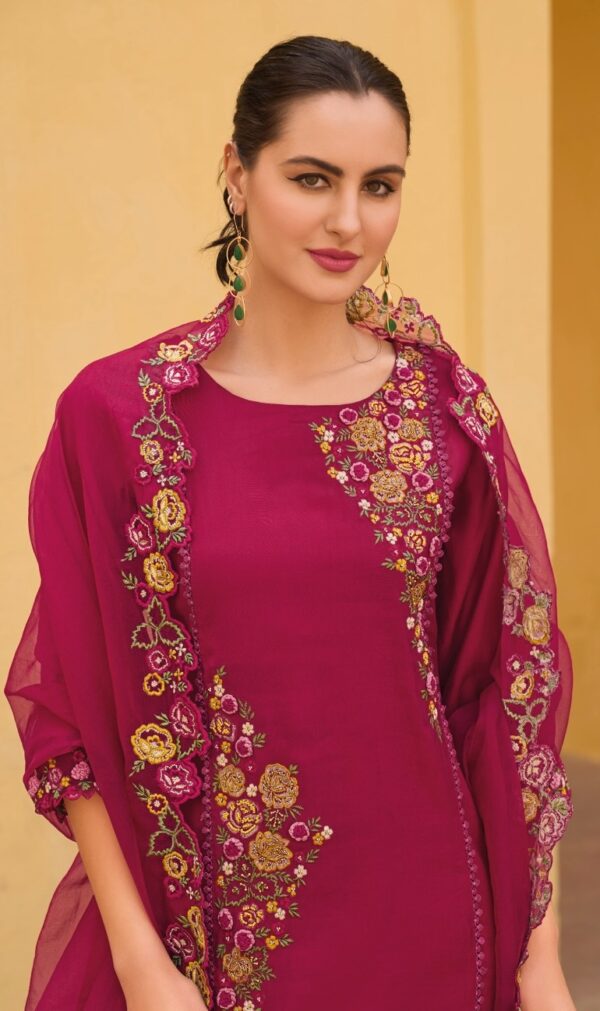 Lady Leela Shiddat 1236 - Pure Viscose With Handwork, Embroidery & Lace Work Stitched Suit