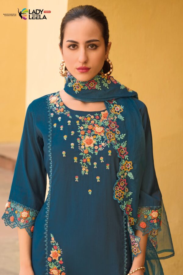 Lady Leela Shiddat 1236 - Pure Viscose With Handwork, Embroidery & Lace Work Stitched Suit