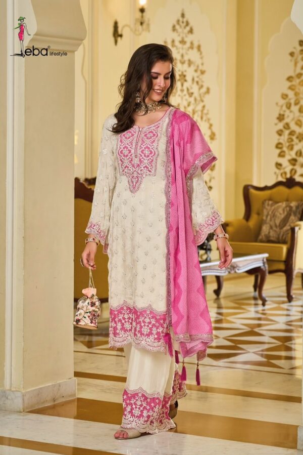 Eba Zarkash - Heavy Chinon With Embroidery Work Stitched Suit