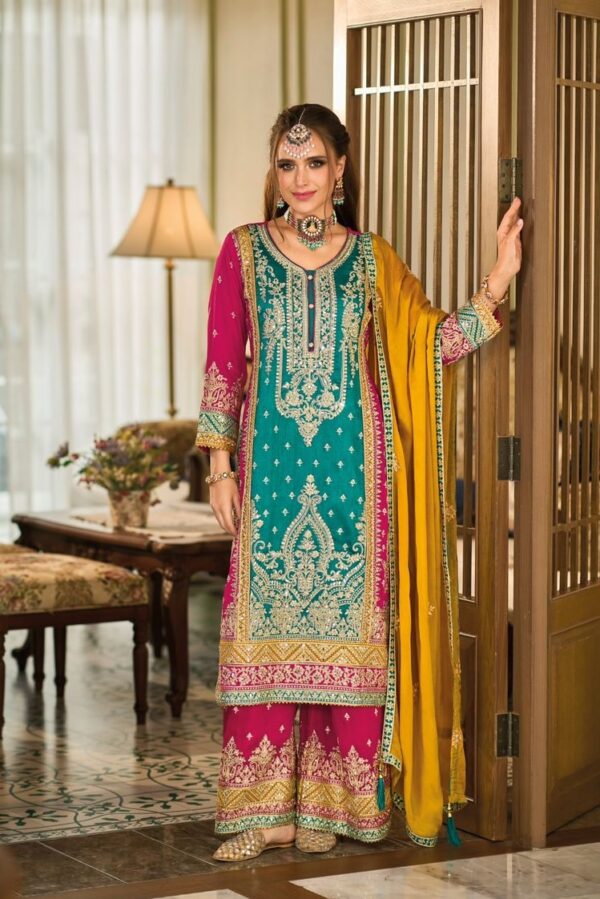 Eba Swara 1669 - Premium Silk with Embroidery Work Stitched Suit