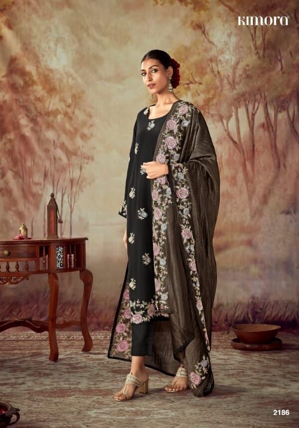Masakali Musq 8003 - Pure Lawn Cotton Digital Print With Fancy Embroidery Work Suit