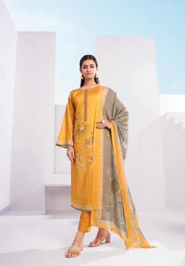 Kesar Anaya 2205 - Pure Jam Satin Digital Print With Embroidery Suit