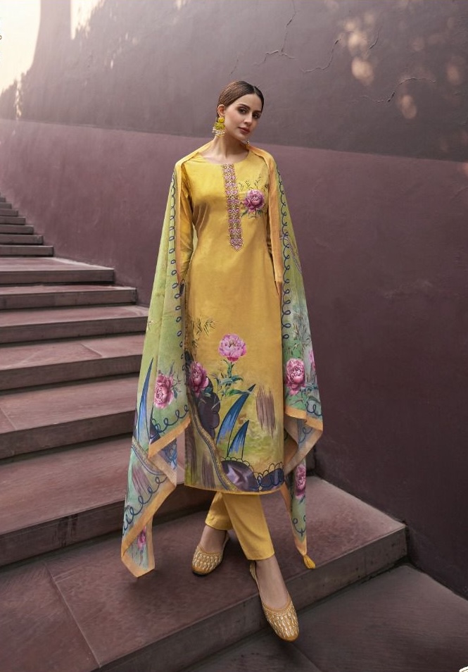 Kesar Naayaab 28006 - Pure Lawn Printed With Embroidery Suit