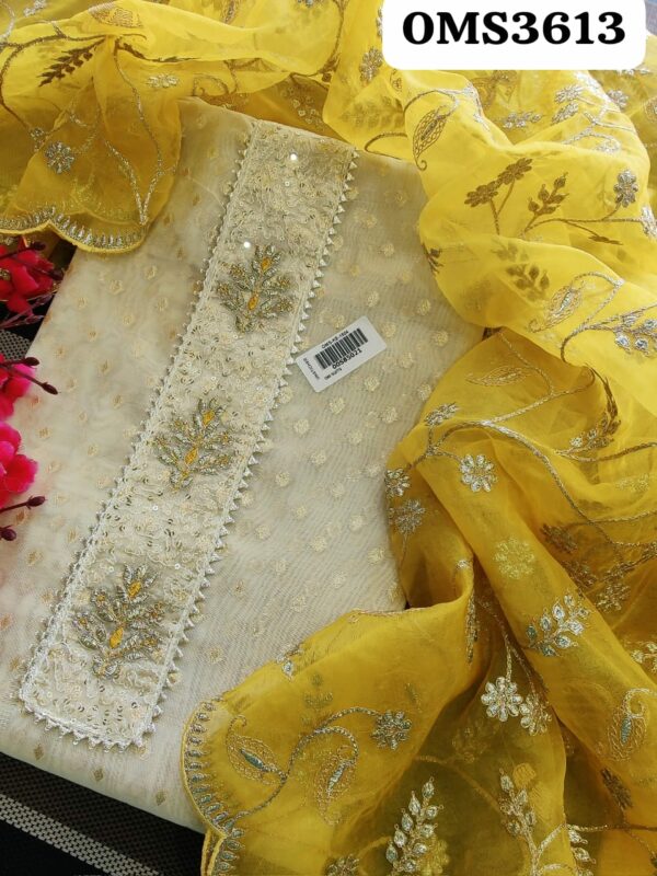 Beautiful Chanderi Embroidery Suit