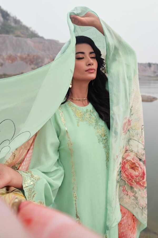 Varsha Nafees NF03 - Viscose Muslin Woven With Embroidery Suit