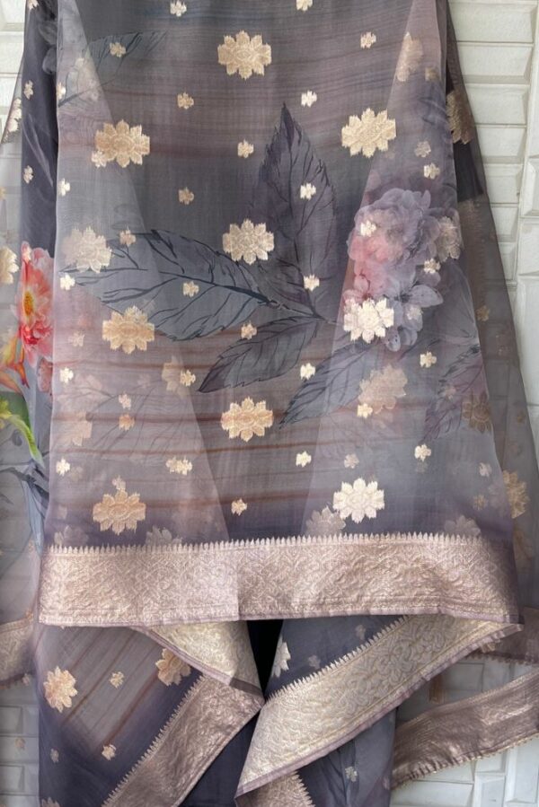 Fine Silk With Dabka, Sequence, Resham & Zari Embroidery Suit