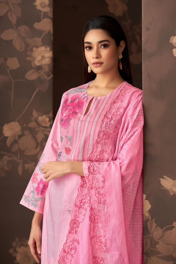 Sahiba Inky Tropies 6959 - Moscow Cotton Digital Print With Handwork And Thread Work Suit