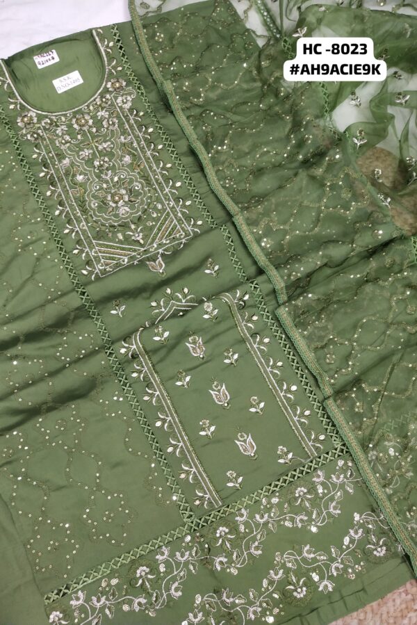 Pure Modal Heavy Panel With All Over Resham Embroidery Suit