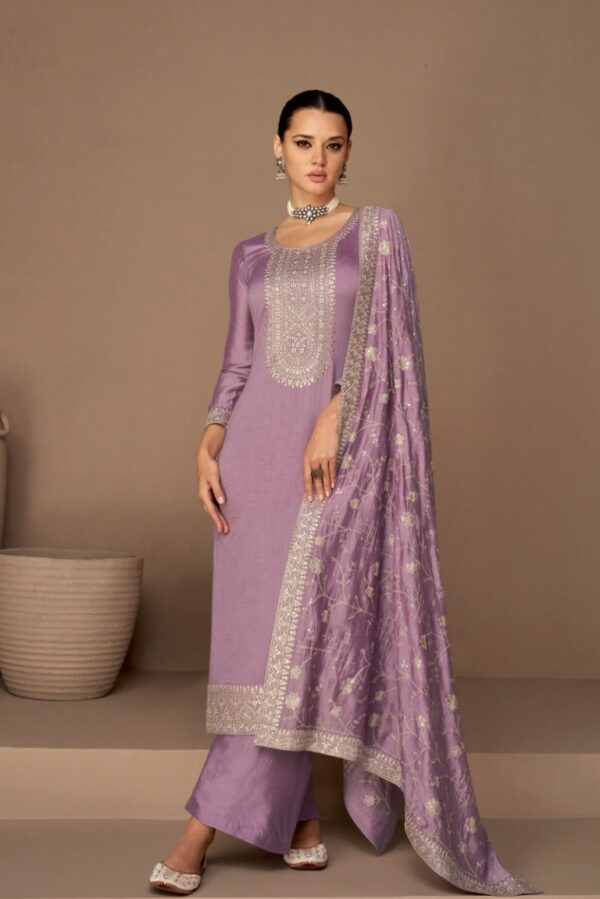 Aashirwad Dhaga 9527 - Heavy Vichitra Silk With Embroidery Suit