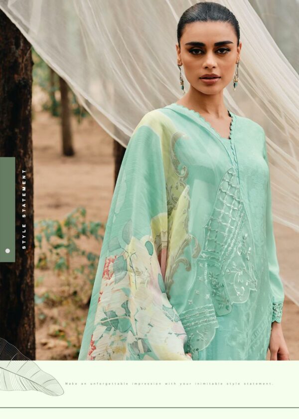 Varsha Costal Dreams 06 - Viscose Muslin Digitally Printed With Embroidery Suit