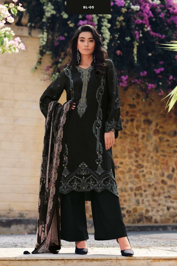 Varsha Stella 05 - Viscose Organza Woven With Embroidery Suit