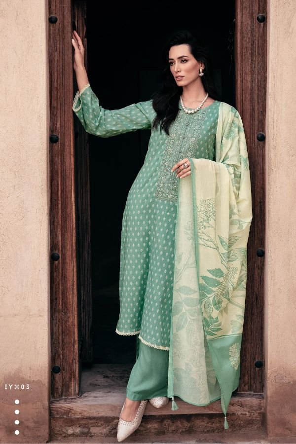 Varsha Inaaya 04 - Premium Cotton Printed with Embroidery Suit